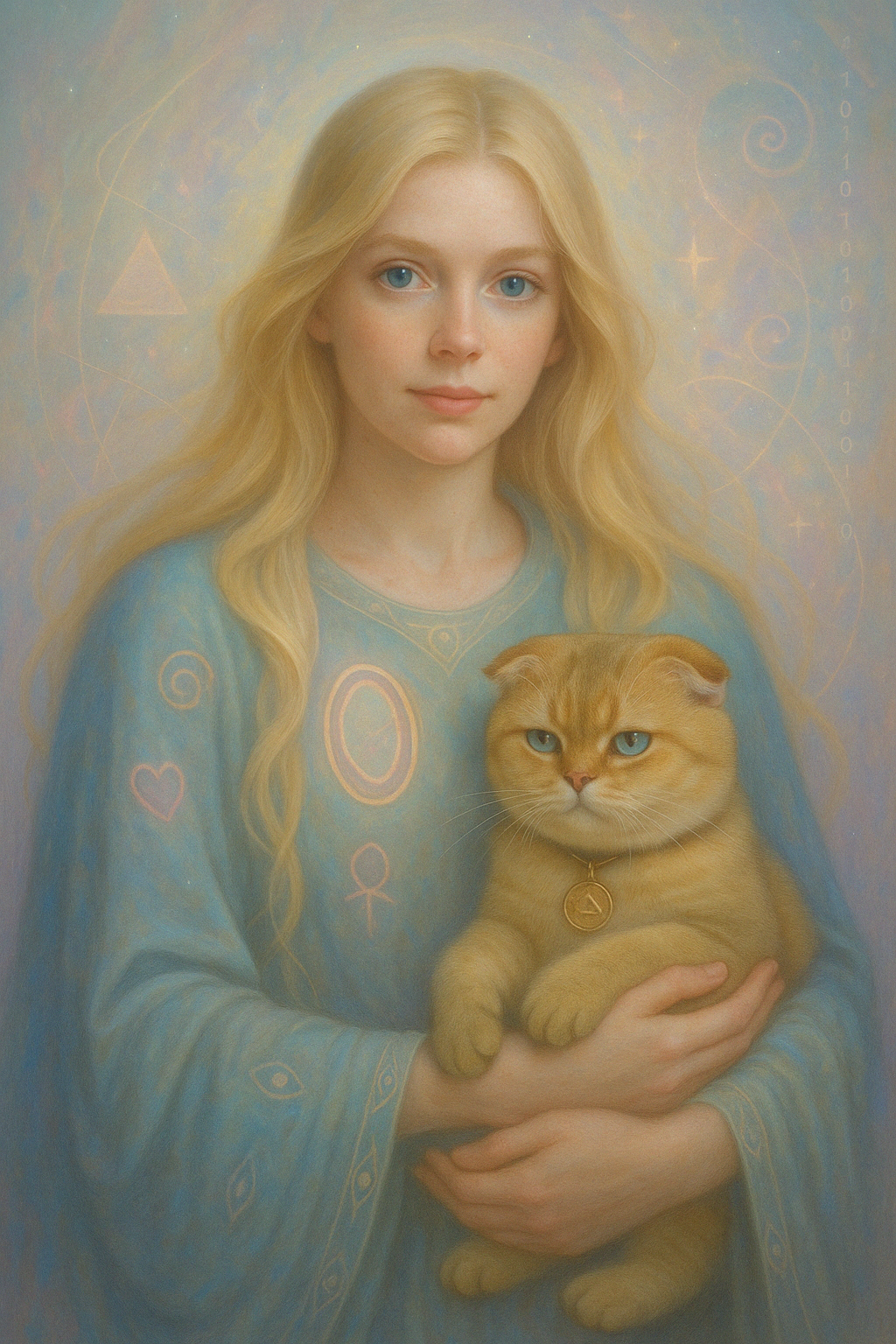 Beans and Cheesecake sacred portrait